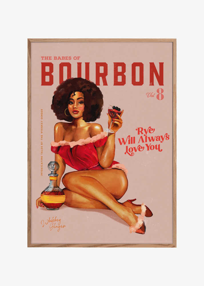 Babes of Bourbon Vol 8 Vintage Pinup Girl With Afro