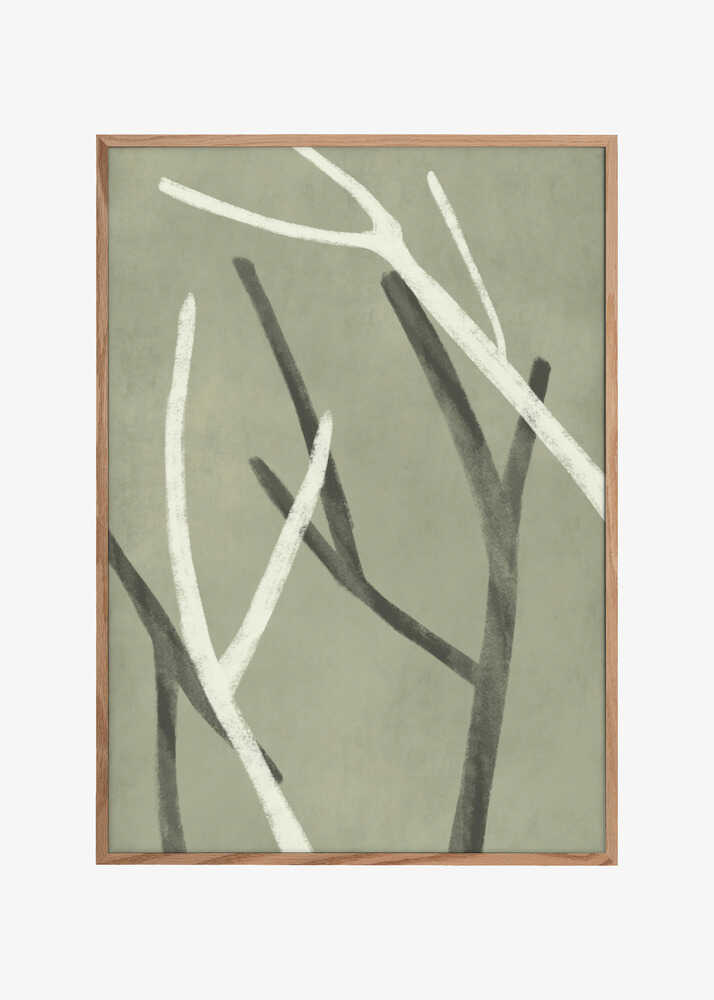 Twigs On Sage Green