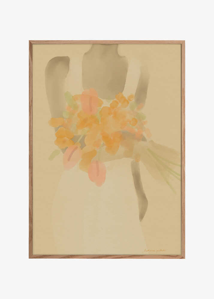 Girl With Orange Flowers