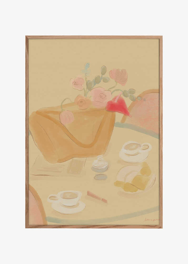 Coffee Date With Flowers