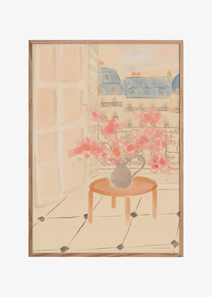 Cherry Blossoms In Parisian Apartment