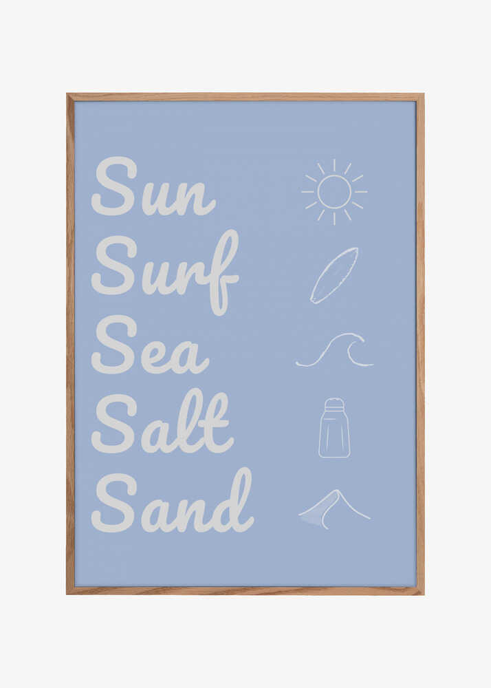 Sun Surf Sea Salt Sand Light Blue