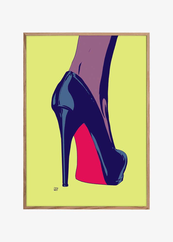 Illustration Of A High-Heeled Shoe