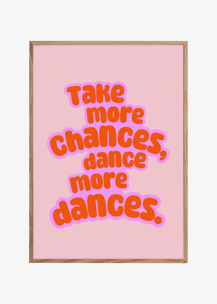 Dance more dances- rose/red