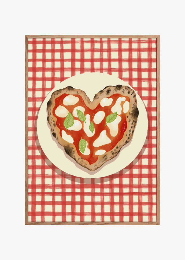 Pizza Heart checked
