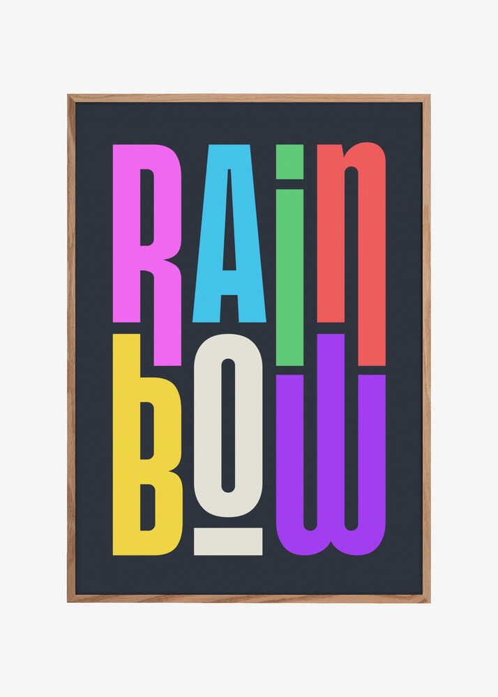 Rainbow Typography