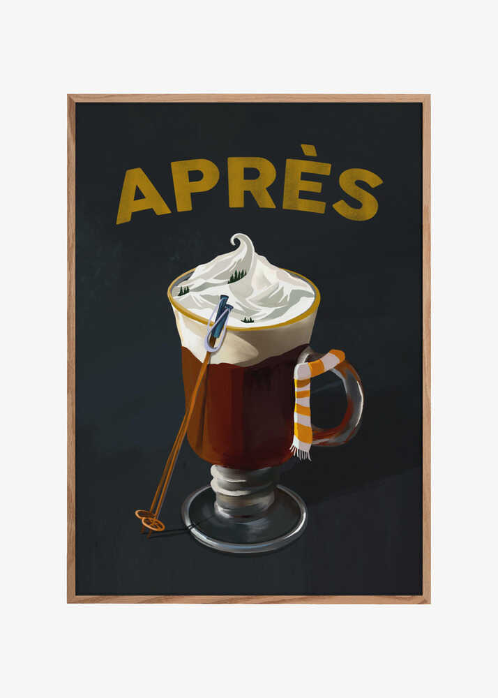 Apres Hot Cocoa Cocktail Ski Art