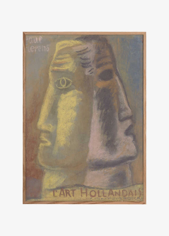 Omslag Ontwerp Voor Paul Fierens, Lart Hollandais Contemporain 1933