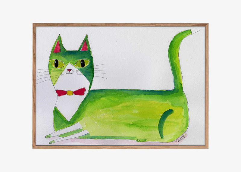 The green cat