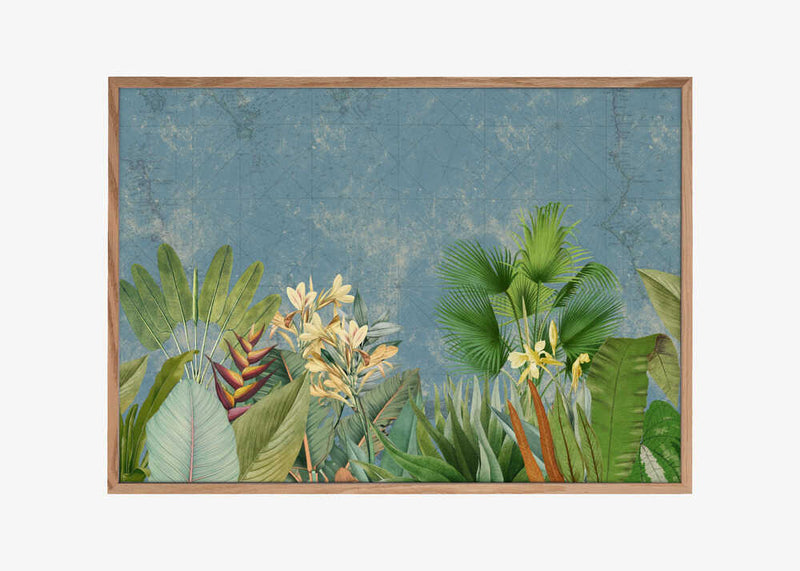 Tropical Vintage Landscape