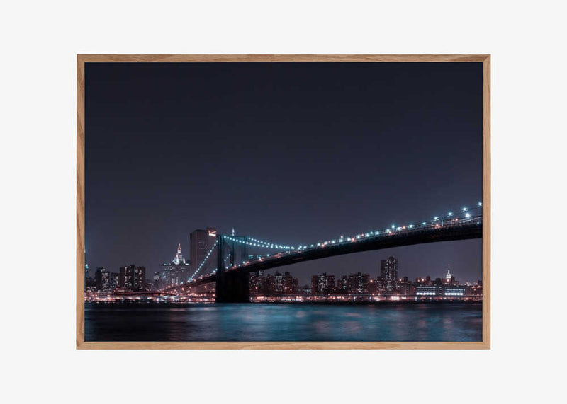 Manhattan Skyline and Brooklyn Bridge