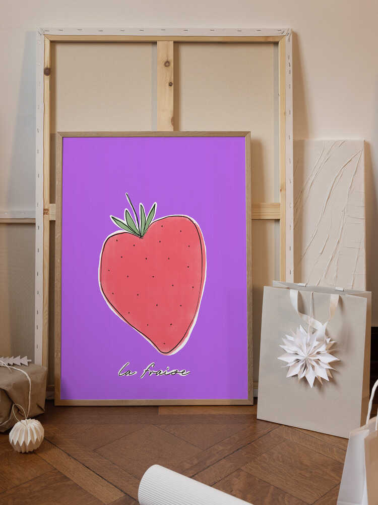 Stylized Strawberry Delight