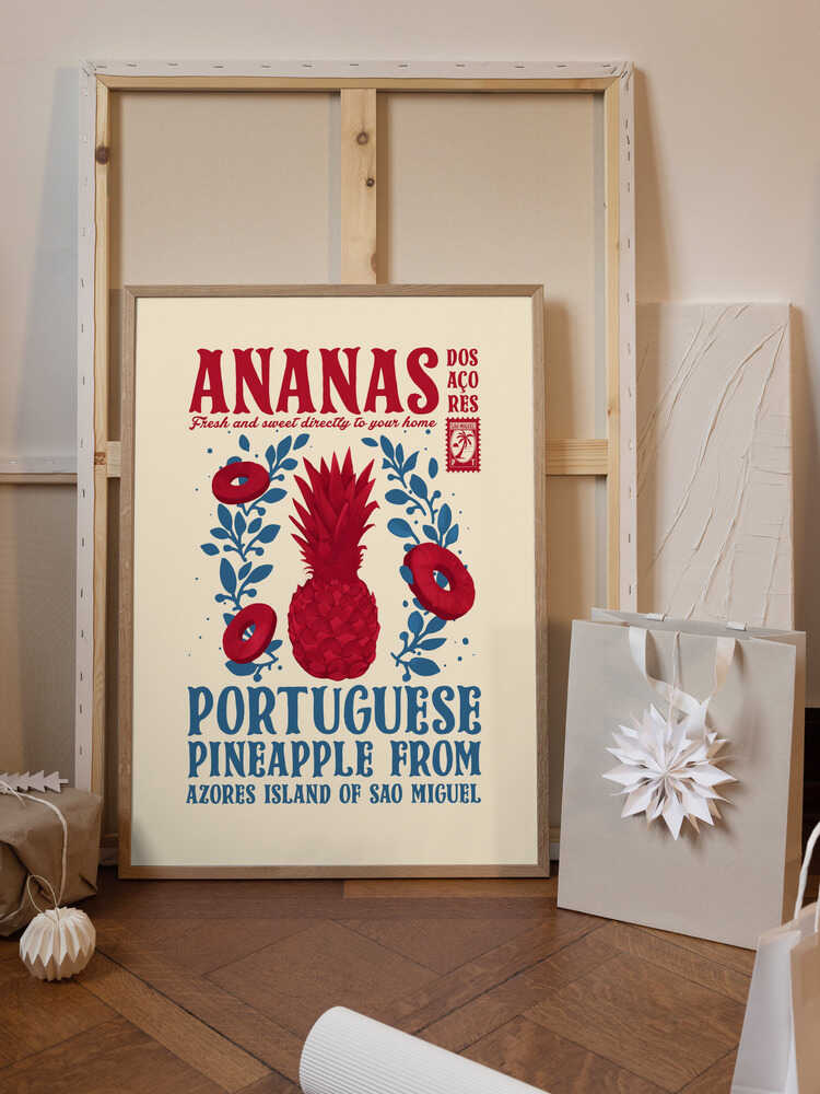 Pineapple kitchen print