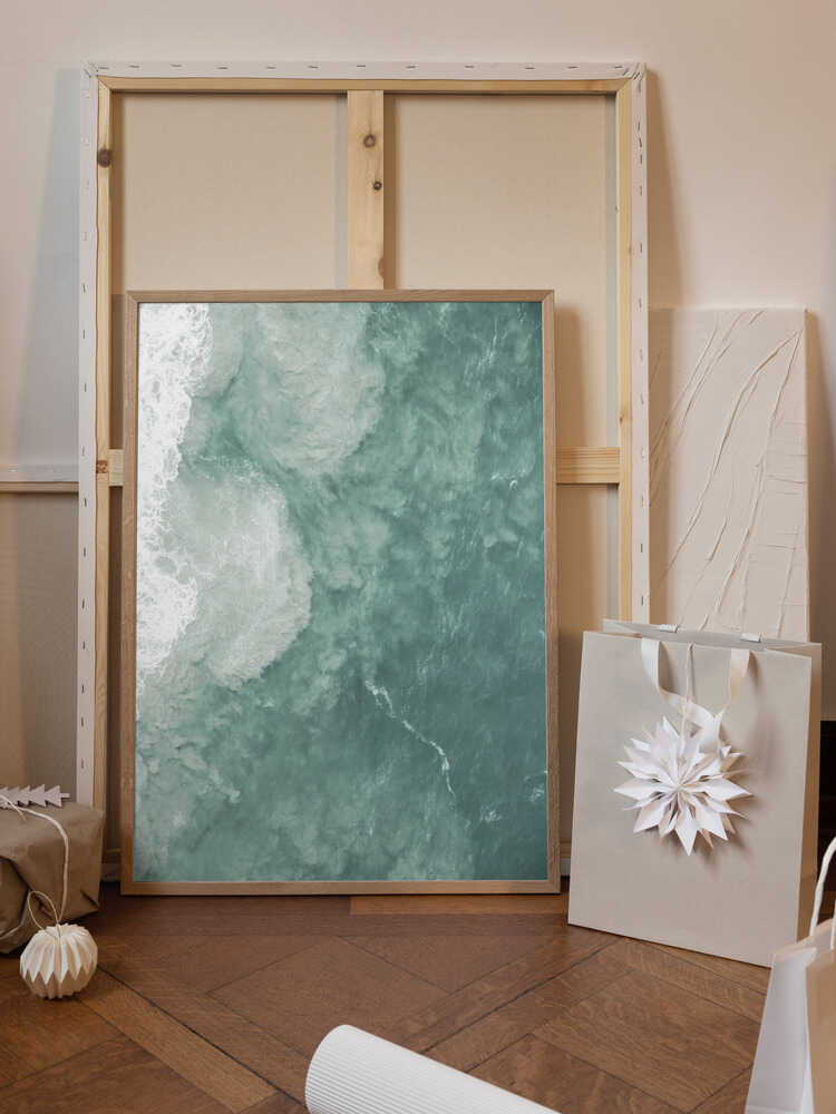 Ocean's Gentle Swirl