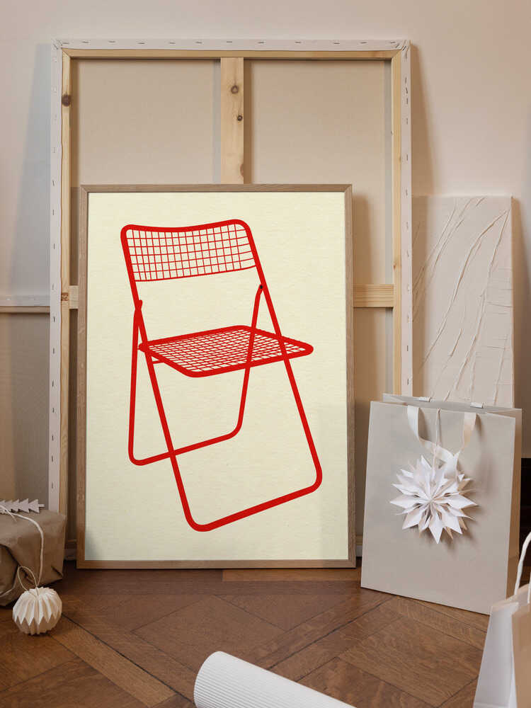 Ted Net Chair Red