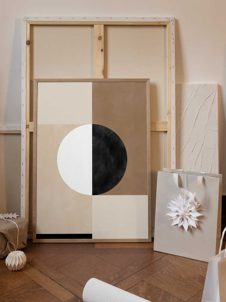 Geometric Shapes with a Central Circle