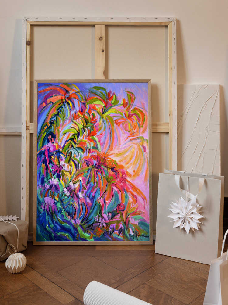 Radiant Floral Ballet