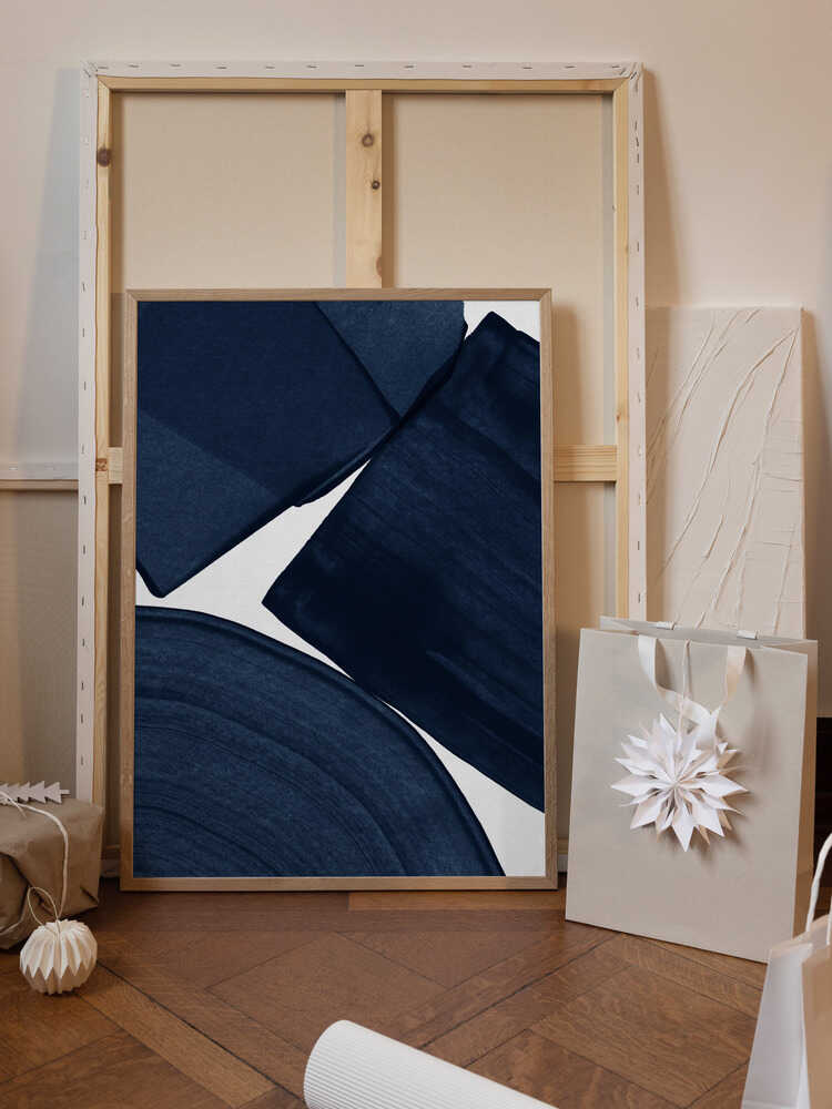 Minimalist Painting Blue II