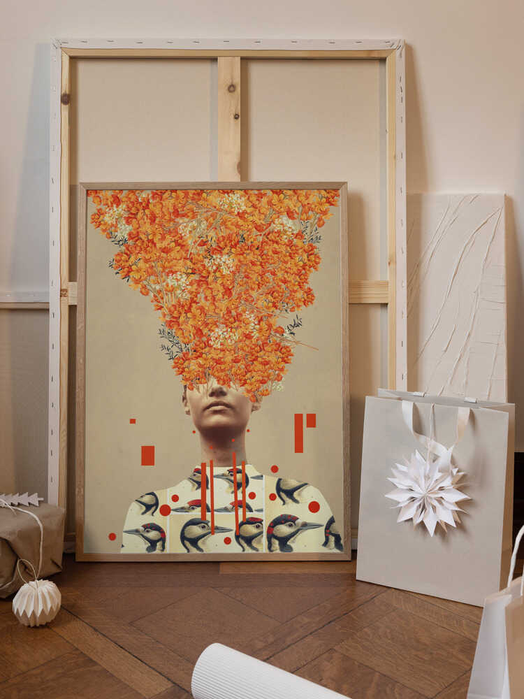 Bird Flight In Autumn