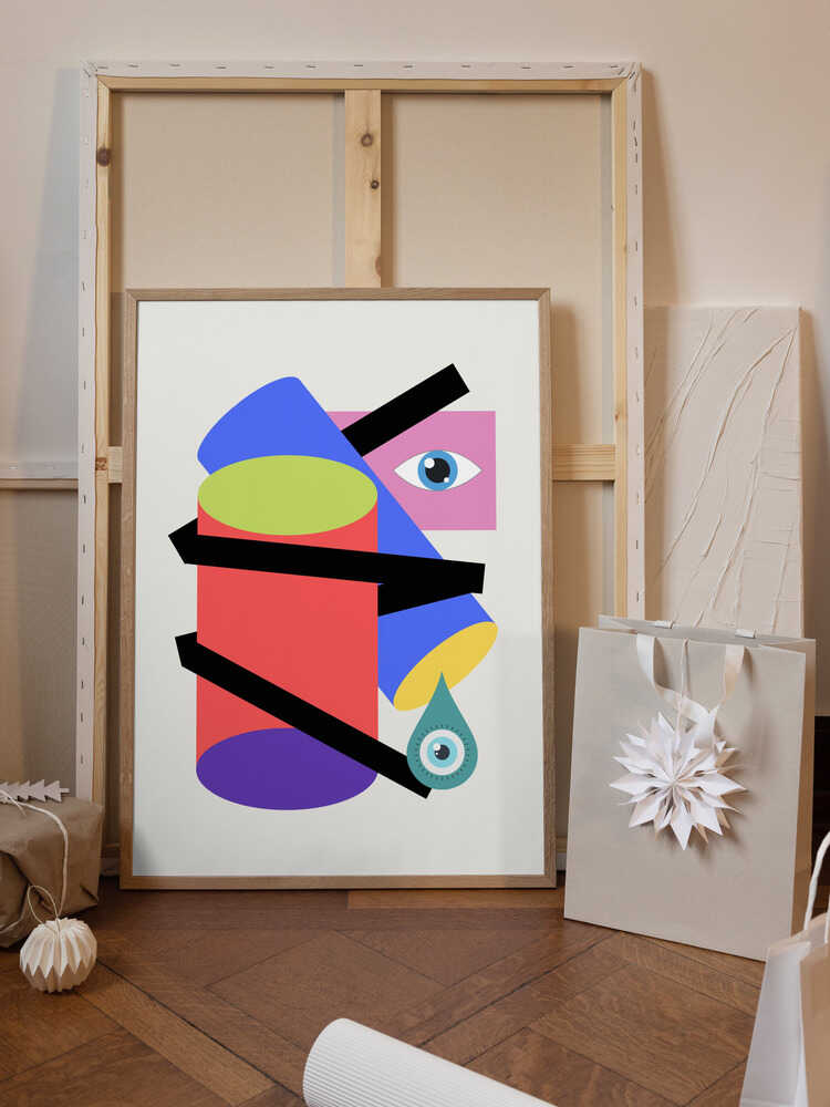 Geometrical Cylinder In Tears