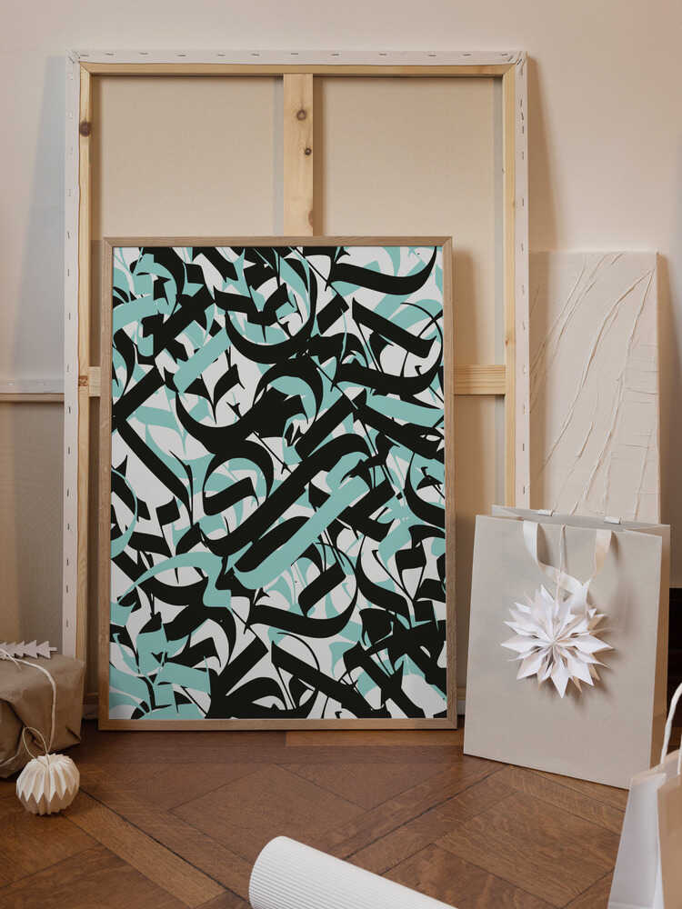 Flowing Script Chaos