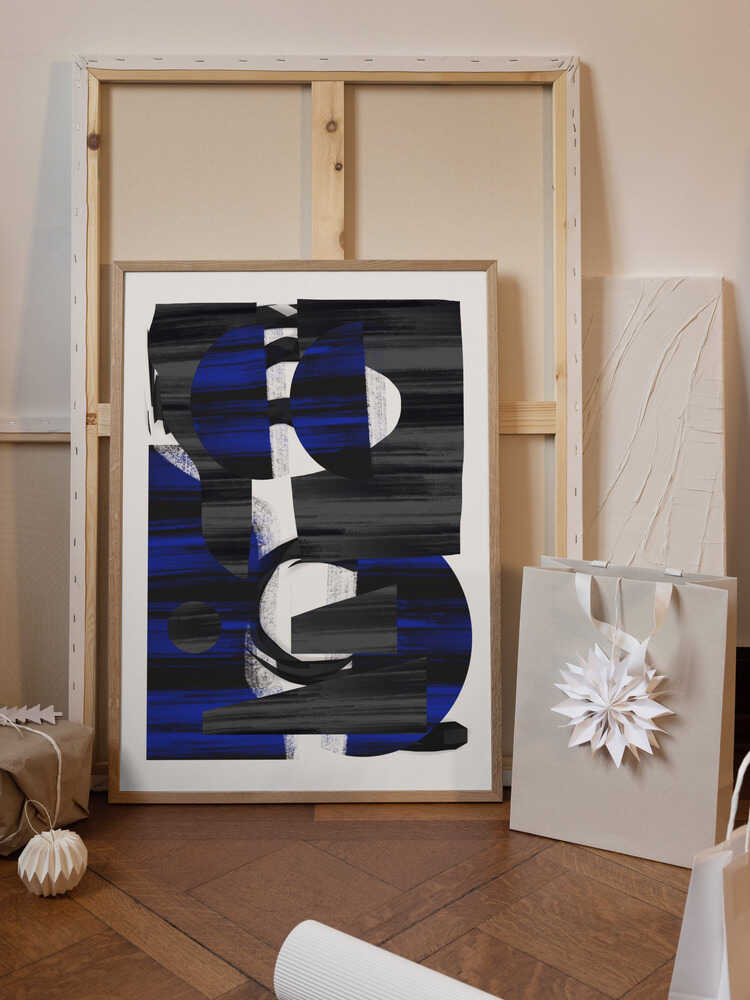 Abstract Stripe Minimal Collage 28