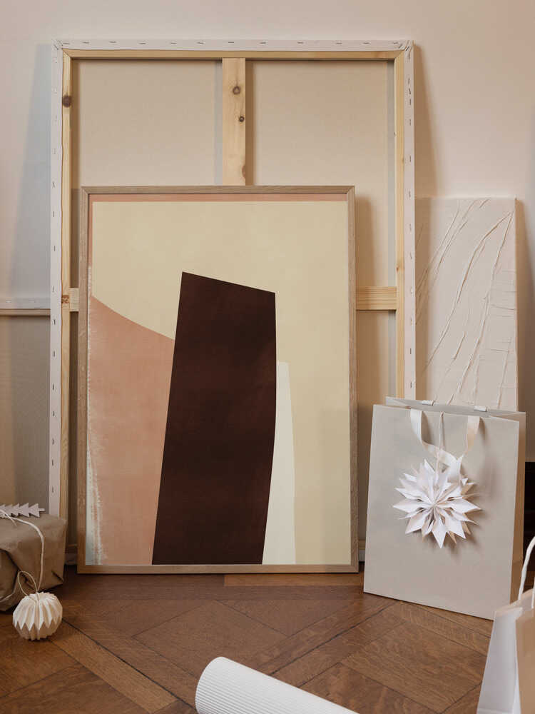 Geometric Shapes in Earthy Tones