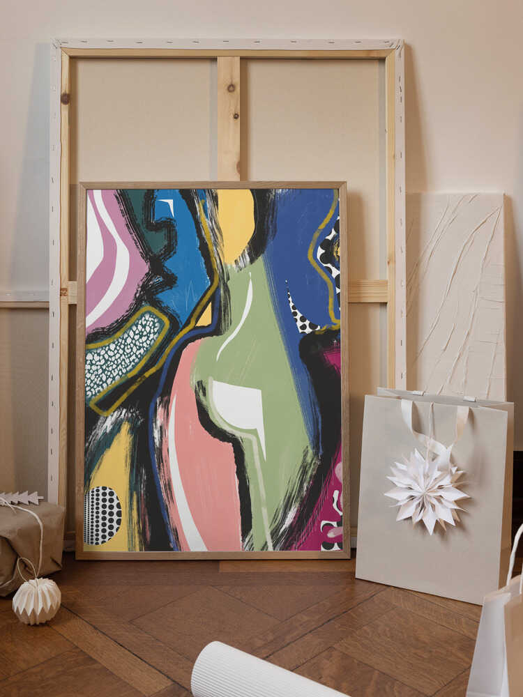 Colorful Abstract Bum