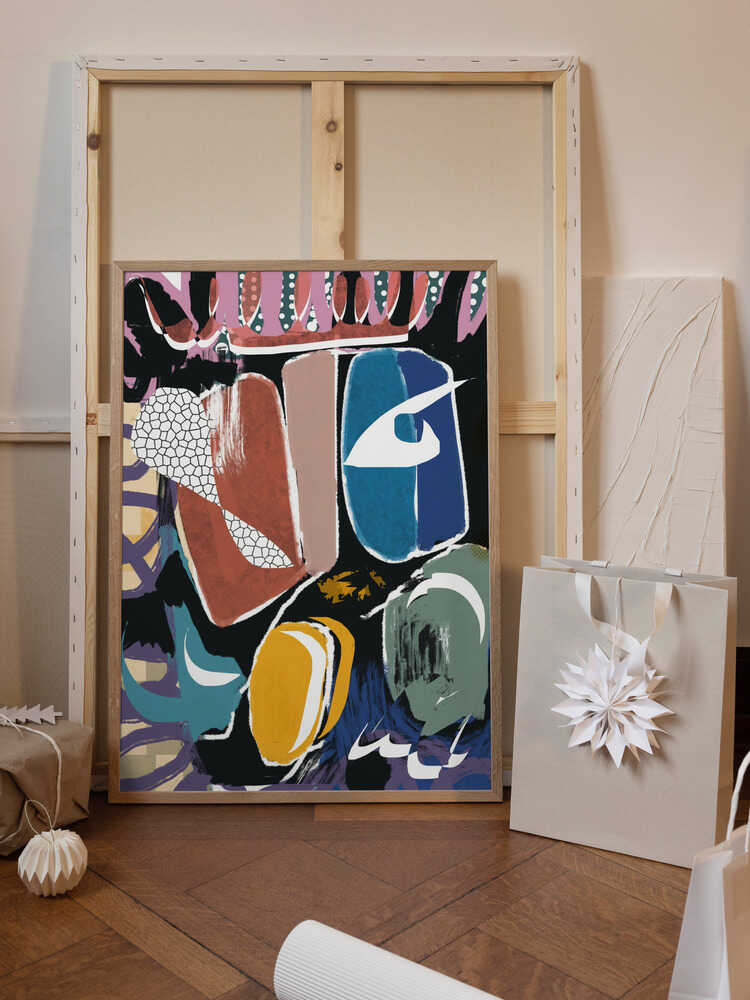 Playful Pebble Abstract