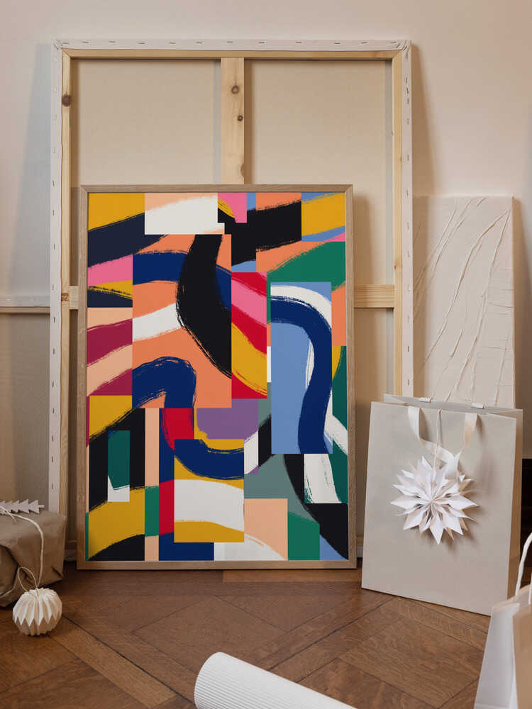 Shapes with Dynamic Brushstrokes