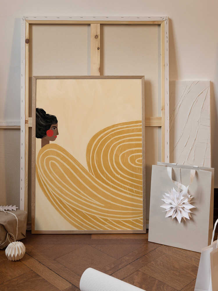 The Woman With the Yellow Stripes