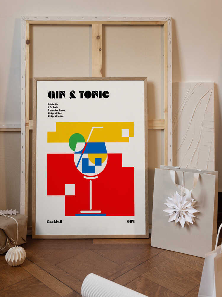 Gin &amp; Tonic Bauhaus Cocktail