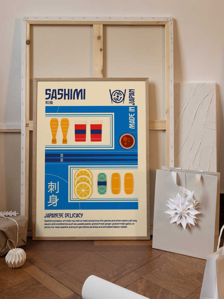 Sashimi Japanese Food Print