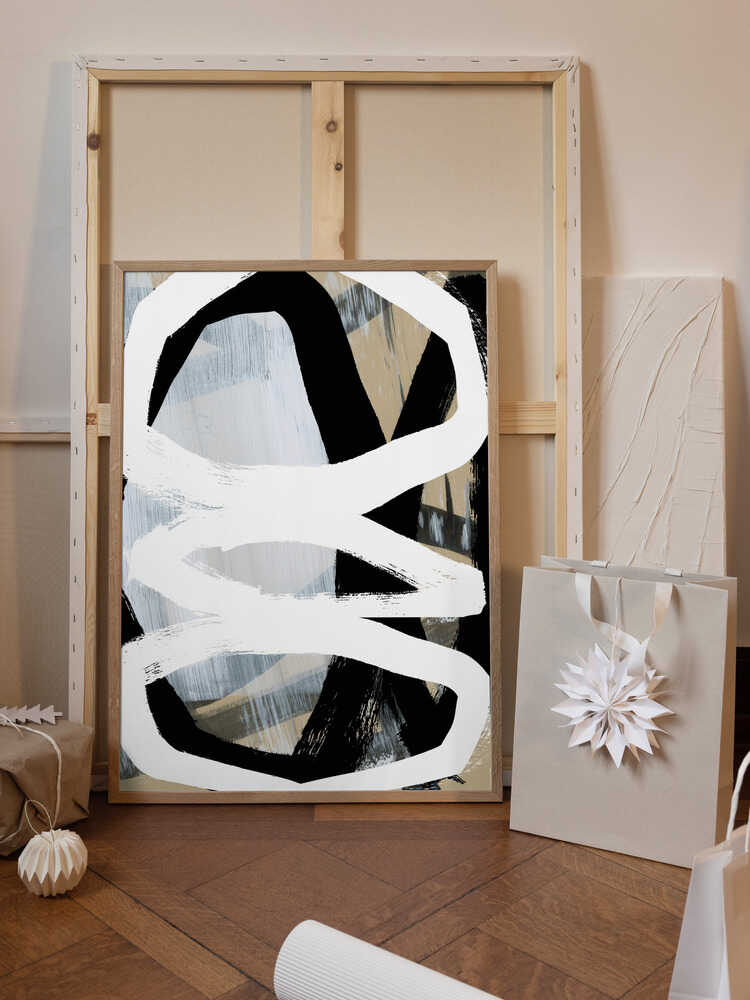 Bold Black On White No3