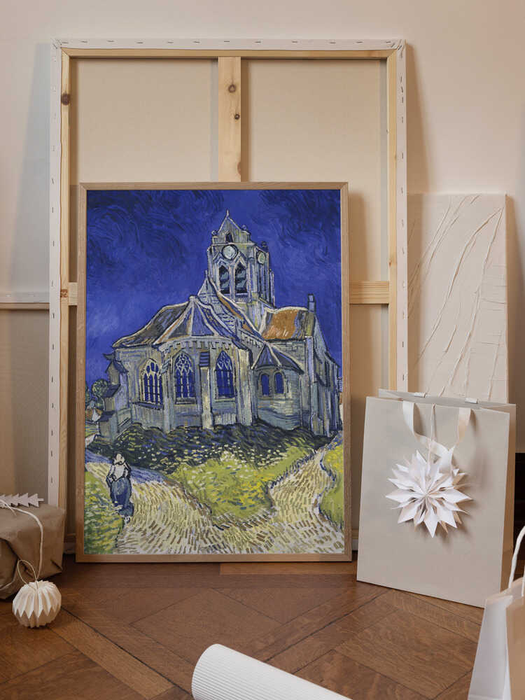 Vincent Van Gogh's the Church At Auvers (1890)