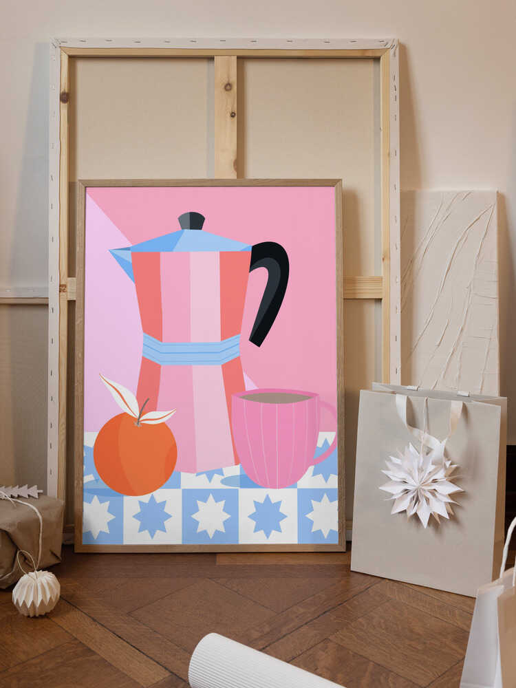 Still Life with Moka Pot