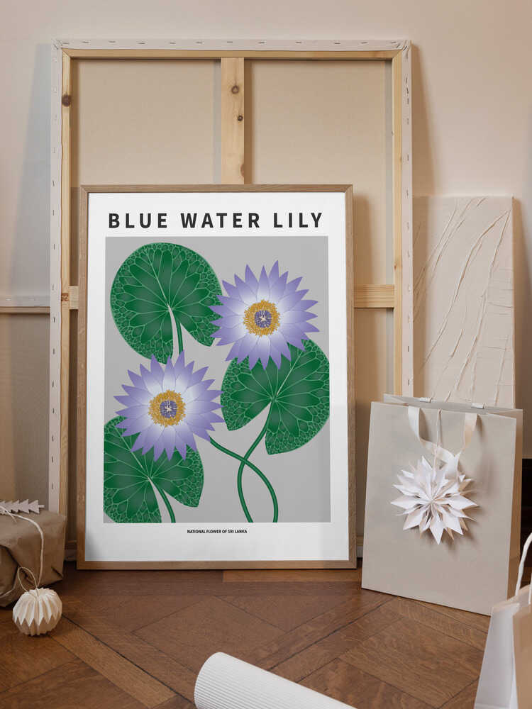 Blue Water Lily - National flower of Sri Lanka