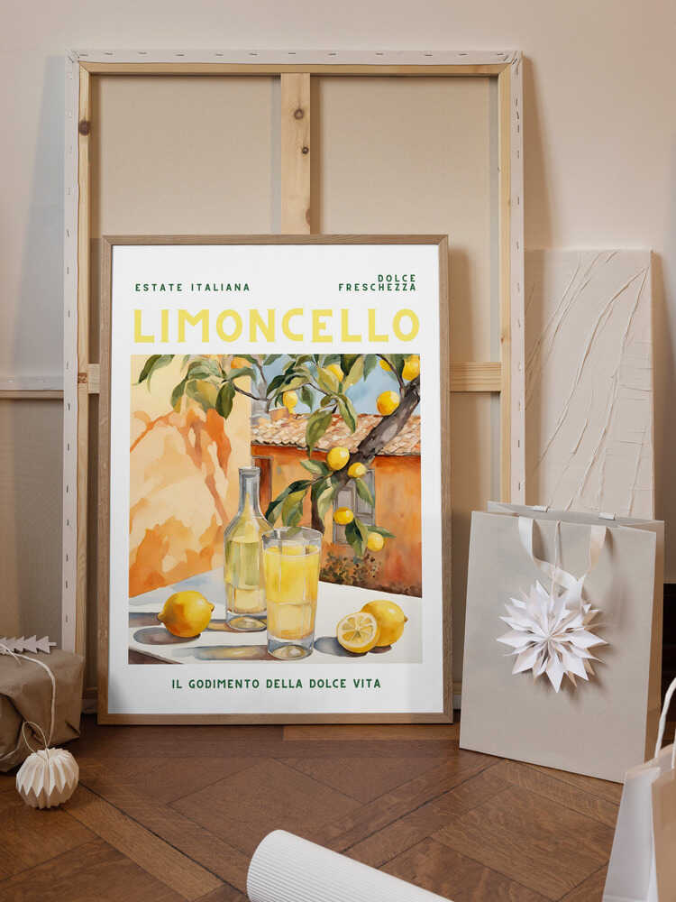 Limoncello, Aquarell, Fresh