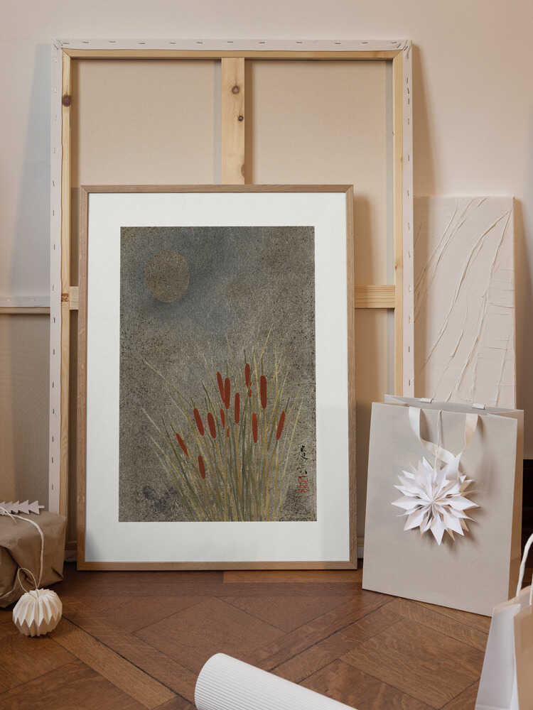 Japanese Grass Field At Night (1807–1891)