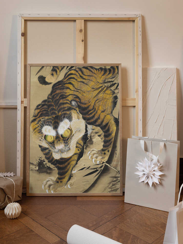 Tiger Emerging From Bamboo (18th Century)