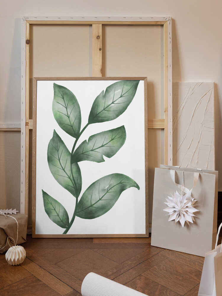 Realistic Green Leafy Plant