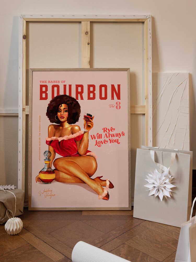 Babes of Bourbon Vol 8 Vintage Pinup Girl With Afro