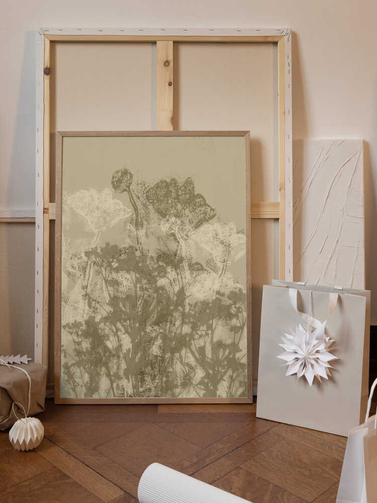 Misty Meadow. Abstract Botanical Art No.5