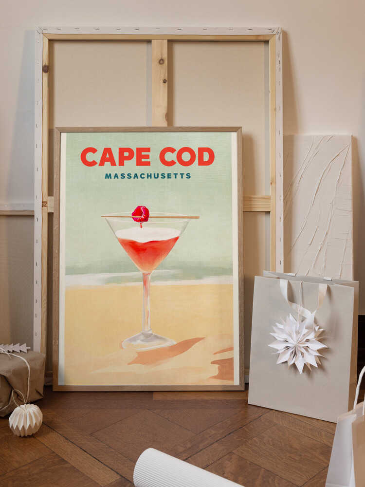 Cape Cod Cocktail Tall Poster