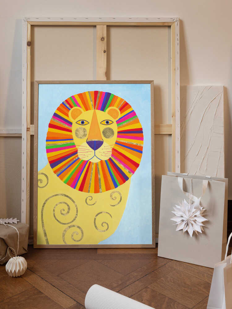 Art Colors Lion