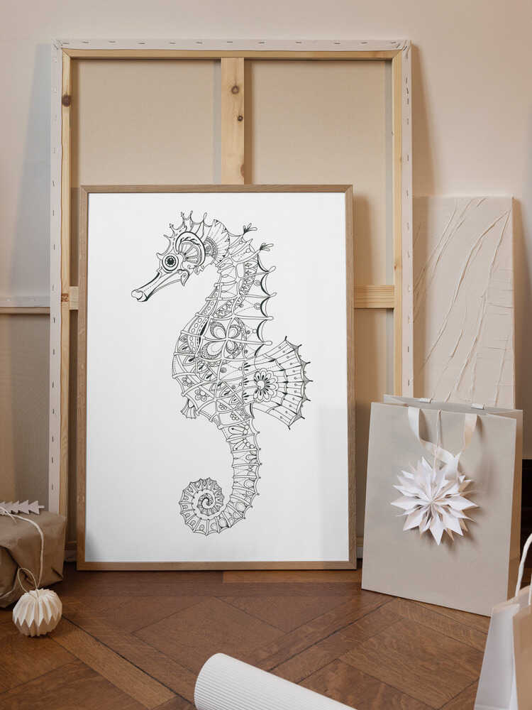 Ornate Seahorse Design
