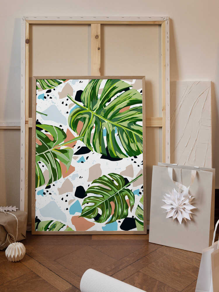 And In Nature I Find the Missing Pieces | Tropical Terrazzo