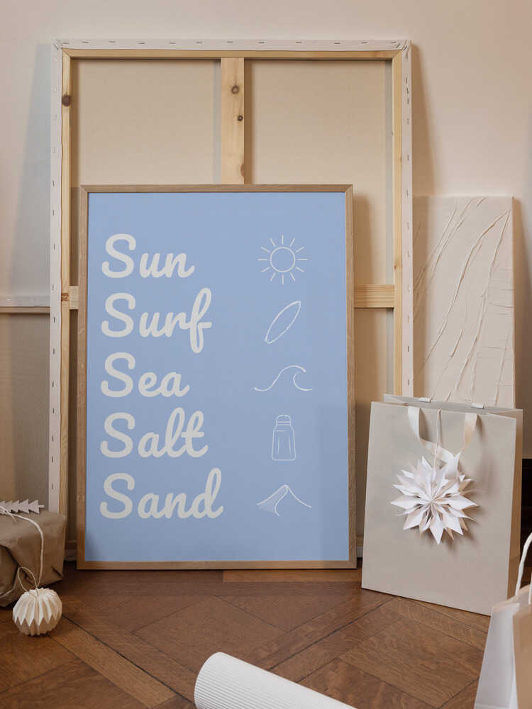 Sun Surf Sea Salt Sand Light Blue