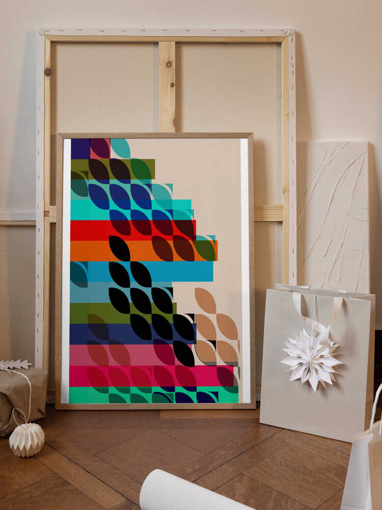 Geometric Shapes And Vibrant Colors