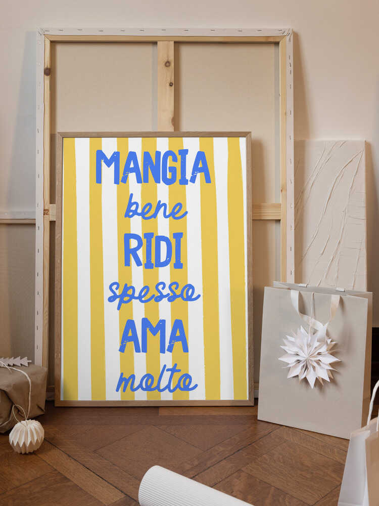 Mangia Bene on Yellow Stripes